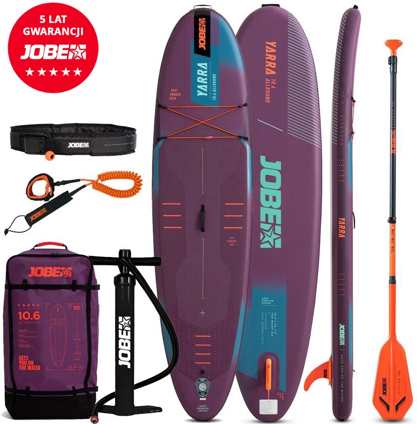 Pompowana deska SUP Jobe Aero Yarra SUP Board 10.6 Purple