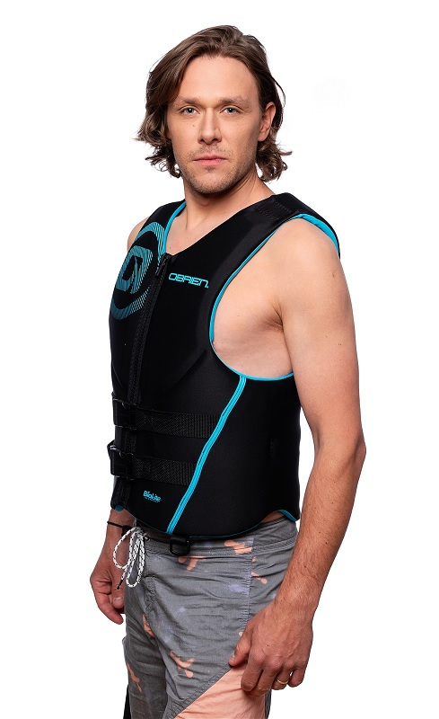 O'Brien Men's Traditional Life Jacket - Cyan