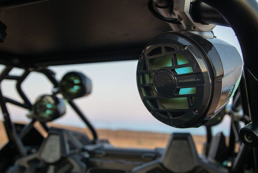 Zestaw 2 głośników do wieży wakeboard Roswell R1 Firefly Tower Speakers - Black