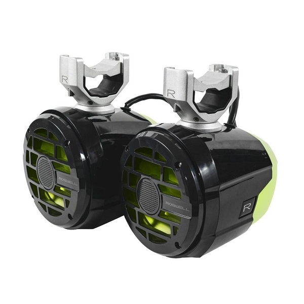 Zestaw 2 głośników do wieży wakeboard Roswell R1 Firefly Tower Speakers - Black