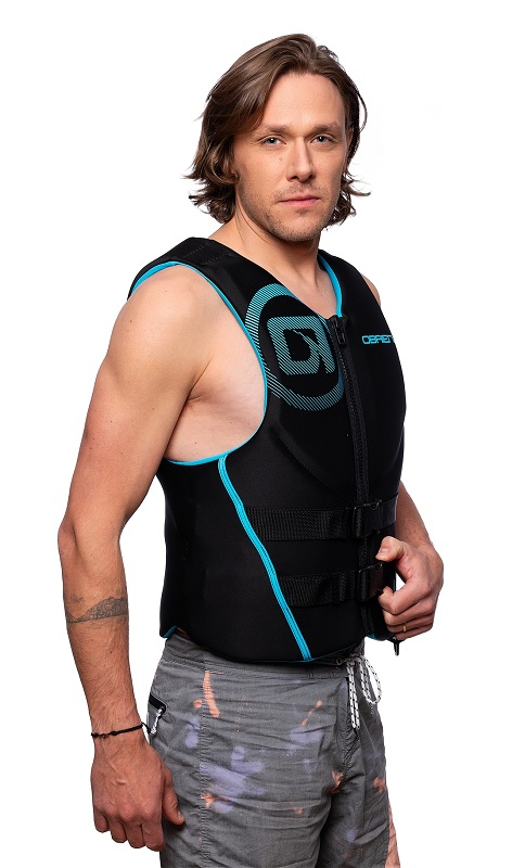 O'Brien Men's Traditional Life Jacket - Cyan