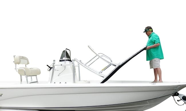 Zadaszenie do łodzi - Fishmaster Pro Series universal T-top white