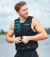 O'Brien Men's Traditional Life Jacket - Cyan
