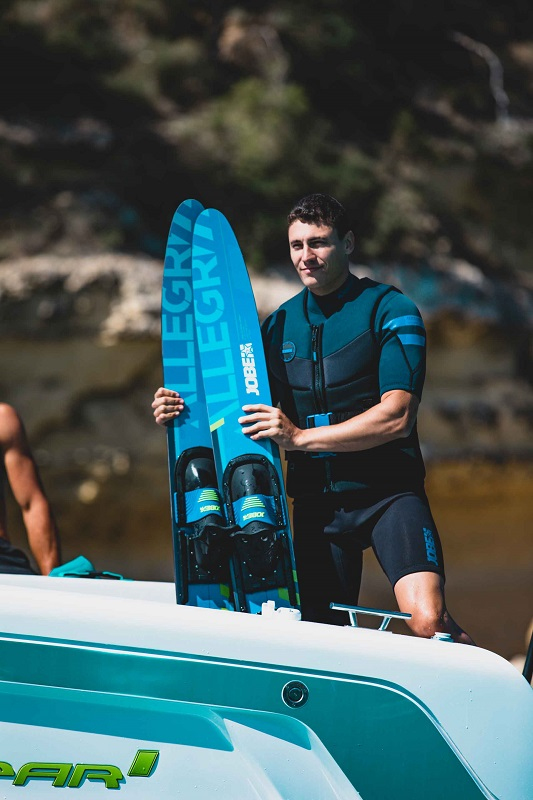 Krótka pianka neoprenowa męska - Jobe Perth 3/2mm Shorty Wetsuit Men Blue