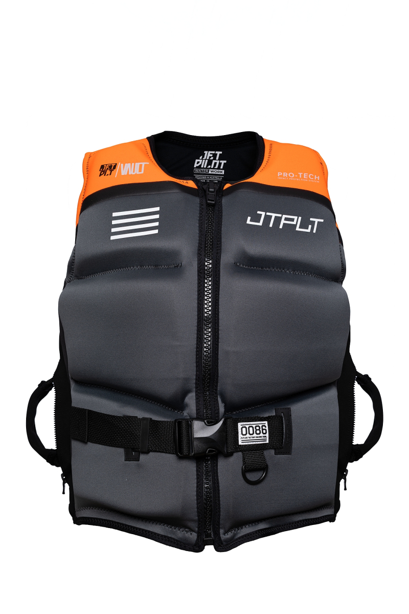 Kamizelka asekuracyjna Jetpilot RX Vault Protech 50 N charcoal/orange