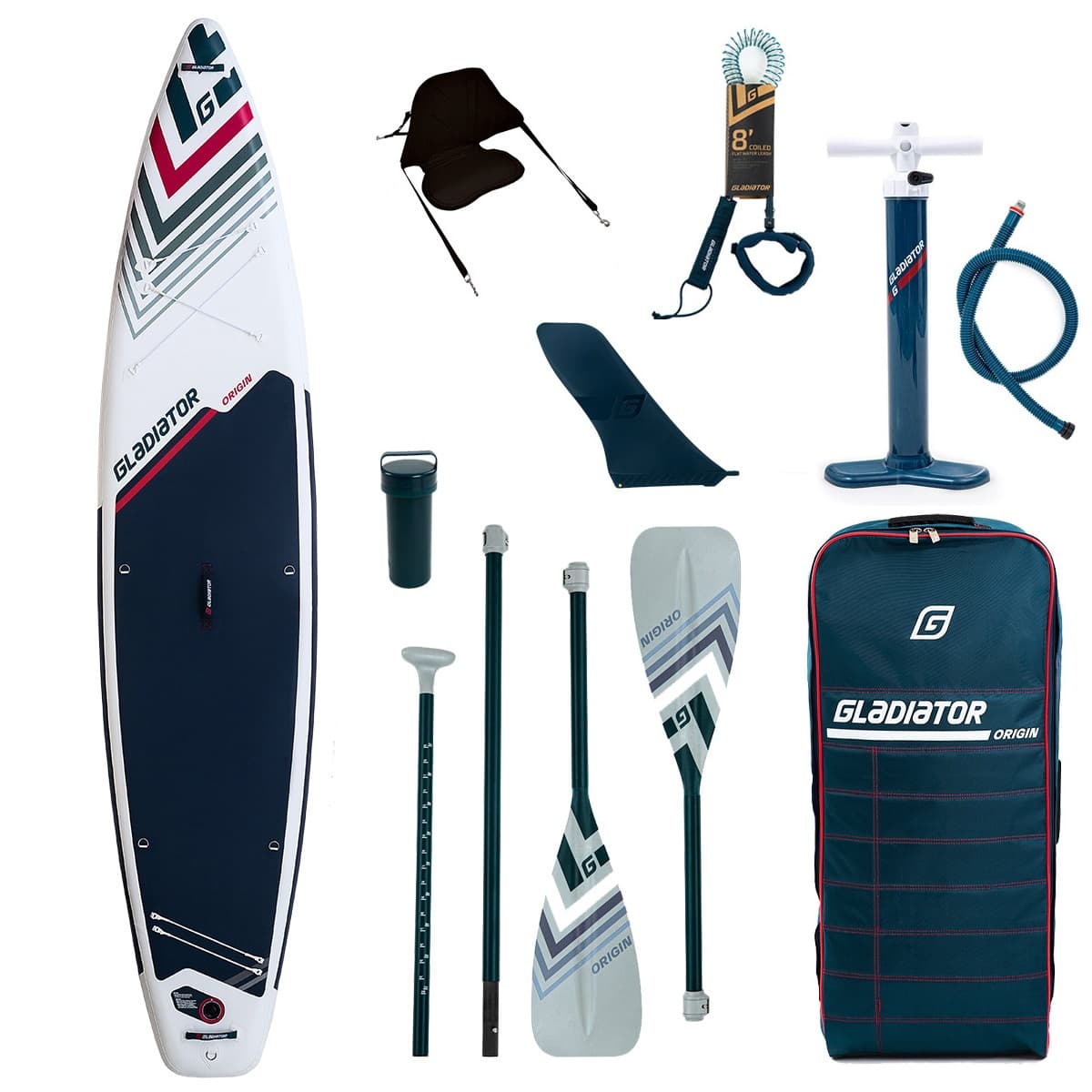 Pompowana Deska SUP GLADIATOR Origin 12'6 Touring Combo