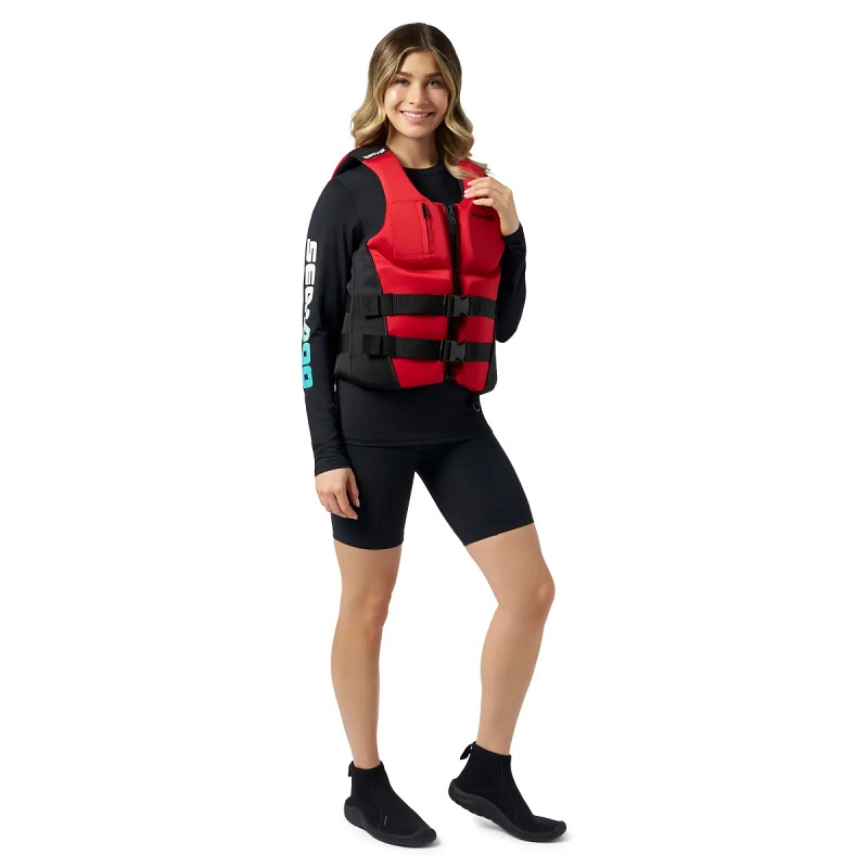 Kamizelka asekuracyjna Sea-Doo unisex Wave Red 50N