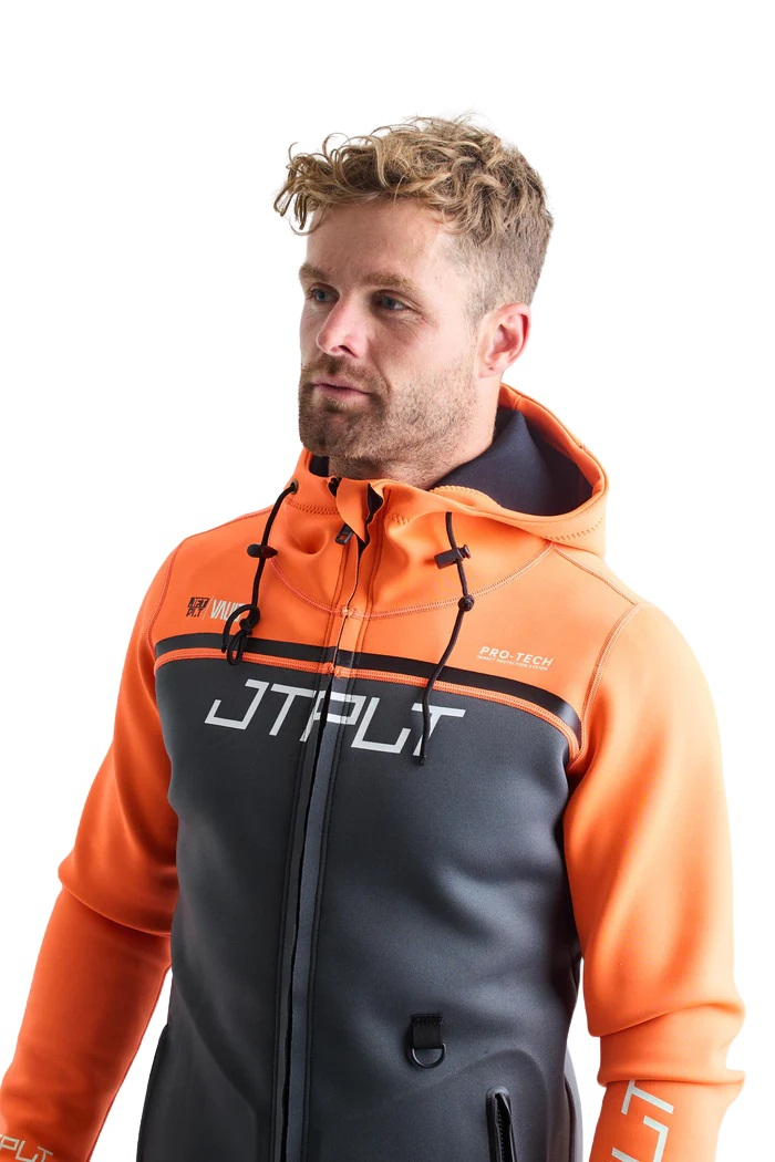 Kurtka neoprenowa na skuter wodny Jetpilot RX Vault Tour Coat charcoal/orange