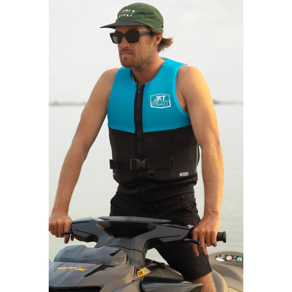 Kamizelka asekuracyjna na skuter wodny Jetpilot Cause 50N - Blue