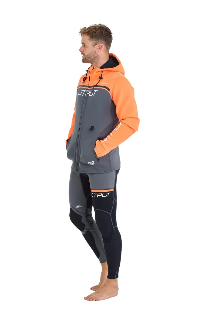 Kurtka neoprenowa na skuter wodny Jetpilot RX Vault Tour Coat charcoal/orange_3