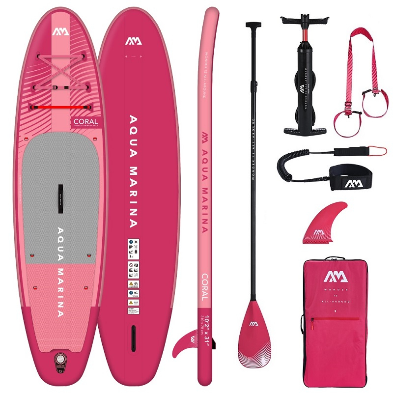 Deska SUP Aqua Marina Coral RASPBERRY 10'2