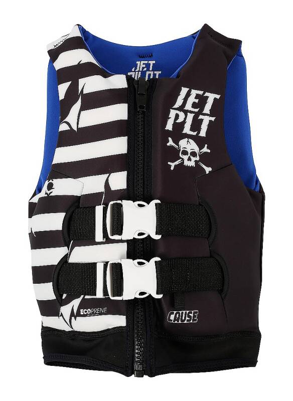 Kamizelka asekuracyjna juniorska Jetpilot Cause Pirate Black