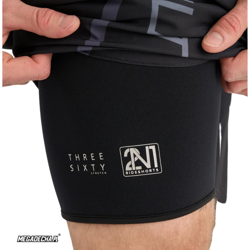 Męskie spodenki Jetpilot Vault Rideshort Black/Yellow