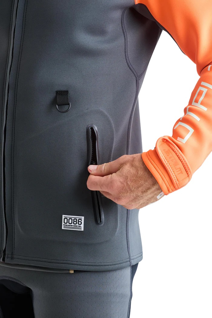 Kurtka neoprenowa na skuter wodny Jetpilot RX Vault Tour Coat charcoal/orange