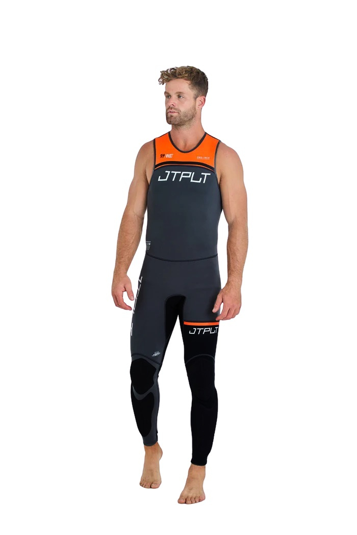 Jetski Wetsuit Jetpilot Rx Race John Jacket Charcoal Orange 1