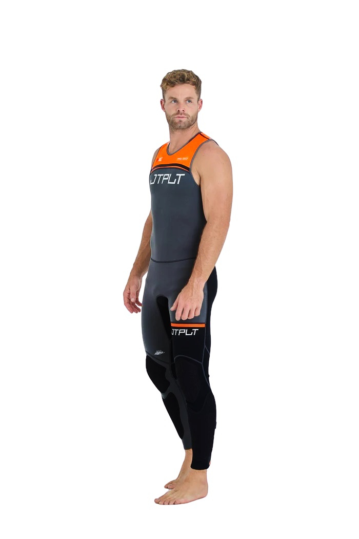 Jetski Wetsuit Jetpilot Rx Race John Jacket Charcoal Orange 1