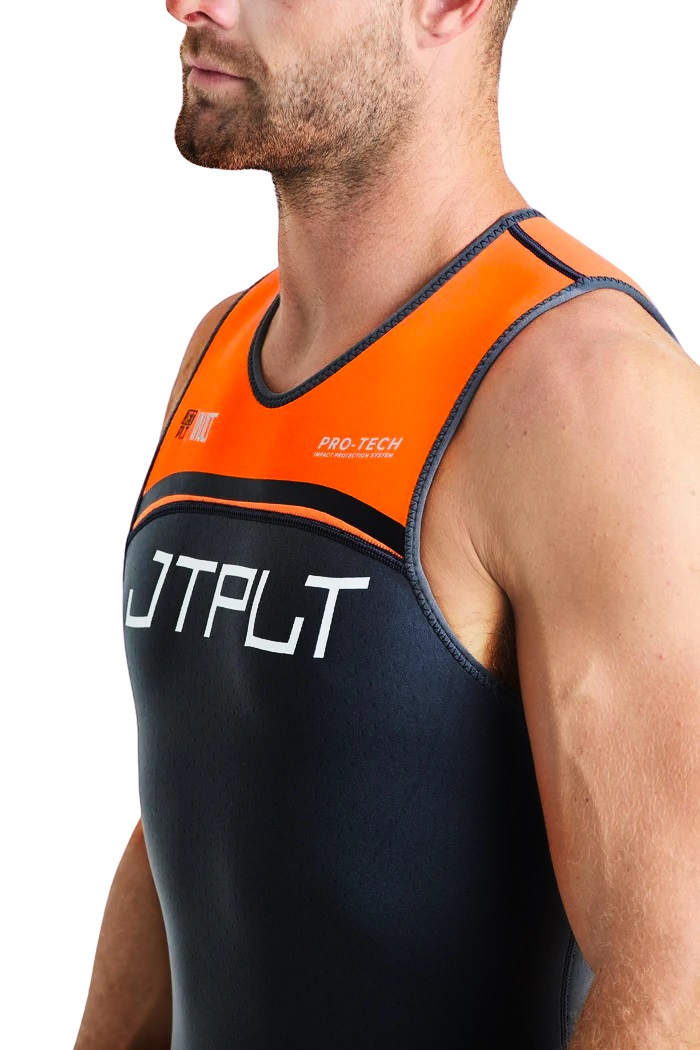 Jetski Wetsuit Jetpilot Rx Race John Jacket Charcoal Orange 3