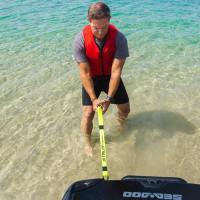 Lina do wyciągania skutera wodnego z wody na brzeg